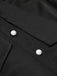 2PCS Camicetta nero a tinta unita e gonna bretelle anni '50