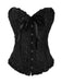 Corsetto overbust in pizzo gotico steampunk