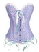 Corsetto overbust in pizzo gotico steampunk