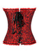 Corsetto overbust in pizzo gotico steampunk