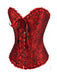 Corsetto overbust in pizzo gotico steampunk