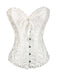 Corsetto overbust in pizzo gotico steampunk