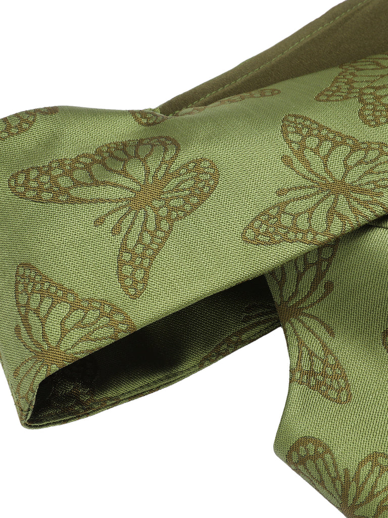 Abito farfalla spalle scoperte verde anni '50