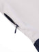 Abito patchwork con cintura blu e bianco anni '50