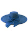 Cappello da sole in rafia a tesa larga con nastro
