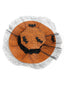 Cappello da pipistrello in pizzo retrò arancione Halloween