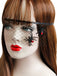 Cerchietto a rete con strass a forma di ragno Halloween