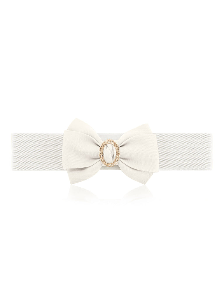 Cintura vintage elastica con fibbia ad arco