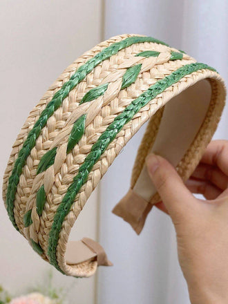 Fascia intrecciata patchwork boho colore