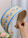 Fascia intrecciata patchwork boho colore