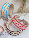 Fascia intrecciata patchwork boho colore