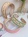 Fascia intrecciata patchwork boho colore