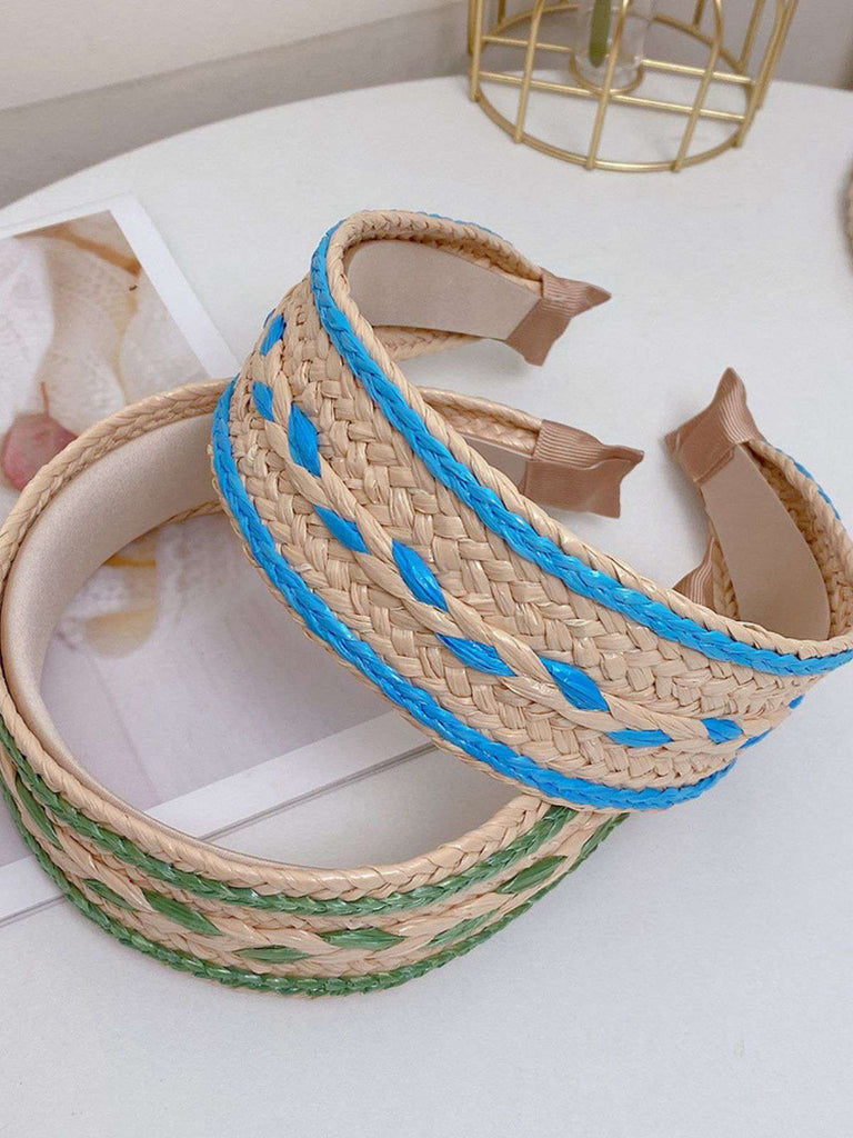 Fascia intrecciata patchwork boho colore