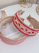 Fascia intrecciata patchwork boho colore