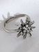Accessori Bianco Vintage Edelweiss con Strass Ring