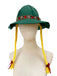 Accessori Marrone Vintage Embroidered Flower Yellow Braided Hat 4
