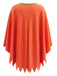 Set Mantella e Fascia Arancione Anni '40 di Halloween con Zucca Fosforescente 4