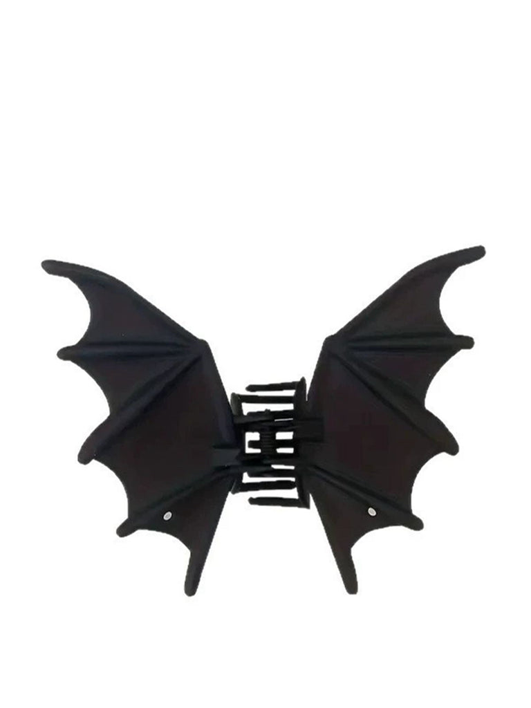 Accessori Nero Vintage Pipistrello Wing di Halloween Gotico Hair Claw Clip