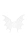 Accessori Nero Vintage Pipistrello Wing di Halloween Gotico Hair Claw Clip 3