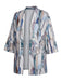 [Prevendita] Cardigan Kimono Multicolore Anni '70 con Stampa Geometrica Effetto Vetrata e Apertura Frontale 2