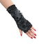 Guanti punk strappati retrò di Halloween