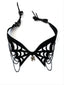 Collana gotica con ragnatela nero di Halloween