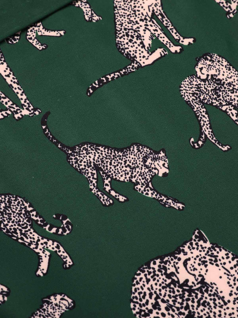 Costumi intero verde Jaguar Halter anni '30
