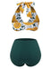Costumi con stampa floreale ping pong anni '50