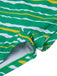 Costumi intero a righe spalle scoperte verde anni '30