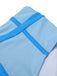 Costumi bottoni spalline sottil patchwork blu anni '50