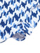 Costumi con pied de poule fiocco blu anni '40