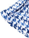 Costumi con pied de poule fiocco blu anni '40