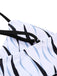 Costumi increspature dell'acqua con spalline patchwork anni '50