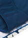 Costumi con floreale volant scollo all'americana blu anni '40