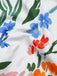Costumi intero a fascia floreale multicolore anni '60