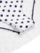 [Prevendita] Costumi intero a pois con scollo all'americana blu anni '40