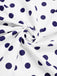 [Prevendita] Costumi intero a pois con scollo all'americana blu anni '40