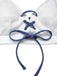 Bikini blu anni '40 effetto denim con spalline sottili