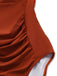 Costume Intero con Scollo Asimmetrico e Volant Anni '40 5