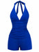 Set Tankini con Allacciatura all'Americana e Pantaloncino Anni '40 7