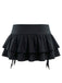 [Pre-Vendita] Set Bikini Nero con Allacciatura Halter e Copricostume a Balze Anni '50 6