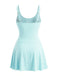 Costumi con Gonna Anni '40 Floreale Scollo Tondo Nodo e Rete