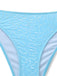 Sky Blue 1950s Halter Ruffle Bow Tankini Set 6