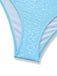 Sky Blue 1950s Halter Ruffle Bow Tankini Set 7