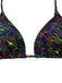 Costume da Bagno 2PCS Nero Camo & in Rete Crop Anni '60 3