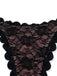 Bikini Set con Allacciatura al Collo in Pizzo e Schiena Scoperta Nero Anni '40 6
