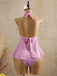 Set Tankini  Anni '50 Testurizzato Floreale Con Scollo All'americana