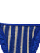 Blue 1960s Three-Piece Bikini Set 4