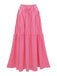2PCS Costume Intero Rosa a Righe Senza Spalline e Copricostume Anni '40 4
