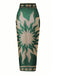 Costume Intero Verde con Scollo Profondo e Copricostume in Rete Anni '50 5